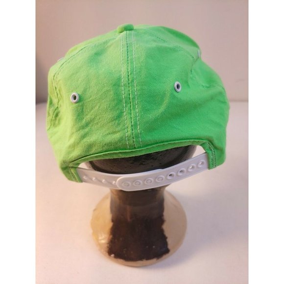 Vintage John Deere Trucker Hat Snapback Lime Green Black Logo K Products‎ USA - Picture 4 of 6